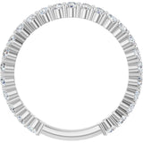 14K White 3/4 CTW Natural Diamond Anniversary Band