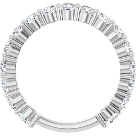 14K White Gold 1 1/2 CTW Natural Diamond Anniversary Band