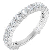 14K White Gold 1 1/5 CTW Lab-Grown Diamond Anniversary Band
