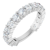 14K White Gold 1 9/10 CTW Lab-Grown Diamond Anniversary Band