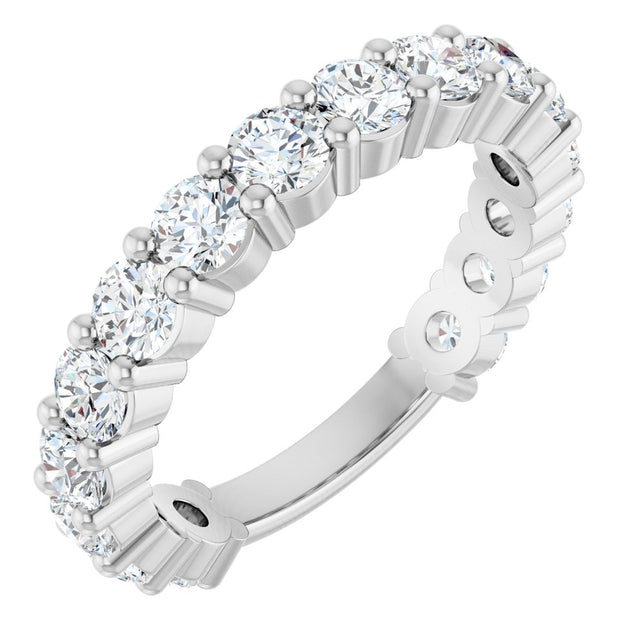 14K White Gold 1 9/10 CTW Lab-Grown Diamond Anniversary Band