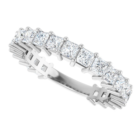 14K White Gold 1 7/8 CTW Lab-Grown Diamond Anniversary Band