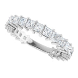14K White Gold 1 7/8 CTW Lab-Grown Diamond Anniversary Band