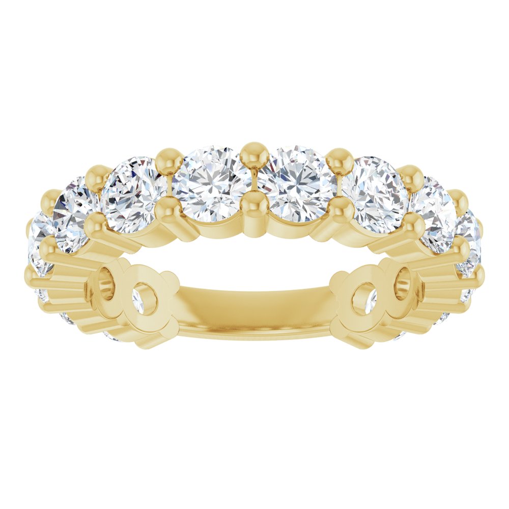 14K Yellow Gold 2 9/10 CTW Lab-Grown Diamond Anniversary Band