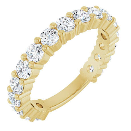 14K Yellow Gold 1 3/4 CTW Lab-Grown Diamond Anniversary Band