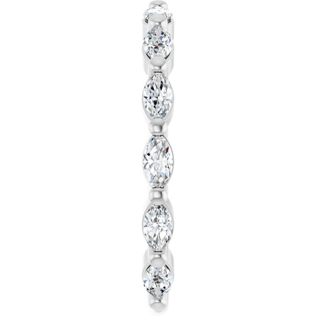14K White Gold 3/4 CTW Lab-Grown Diamond Anniversary Band