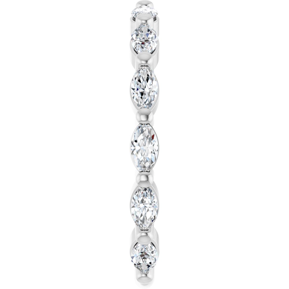 14K White Gold 3/4 CTW Lab-Grown Diamond Anniversary Band