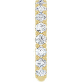 14K Yellow Gold 1 3/4 CTW Lab-Grown Diamond Anniversary Band