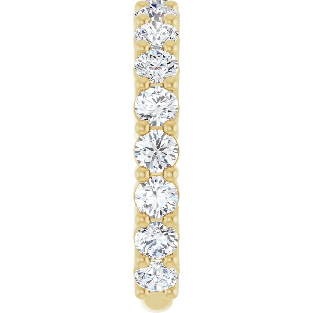 14K Yellow 1 1/2 CTW Natural Diamond Anniversary Band