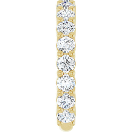 14K Yellow 1 1/2 CTW Natural Diamond Anniversary Band