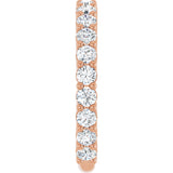 14K Rose 1 1/5 CTW Natural Diamond Anniversary Band