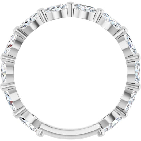 14K White Gold 3/4 CTW Lab-Grown Diamond Anniversary Band