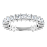 14K White Gold 1 7/8 CTW Lab-Grown Diamond Anniversary Band