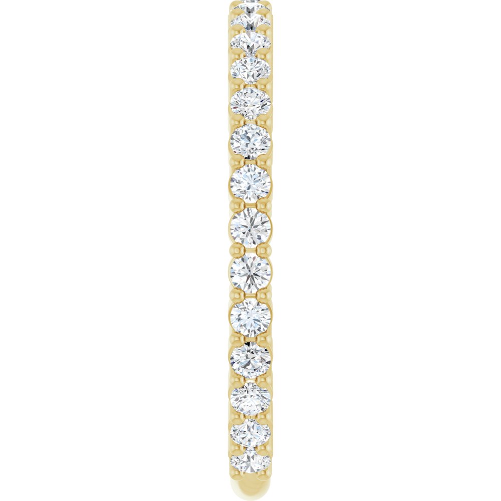 14K Yellow 1/2 CTW Natural Diamond Anniversary Band