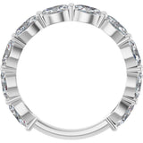 14K White Gold 1 9/10 CTW Lab-Grown Diamond Anniversary Band
