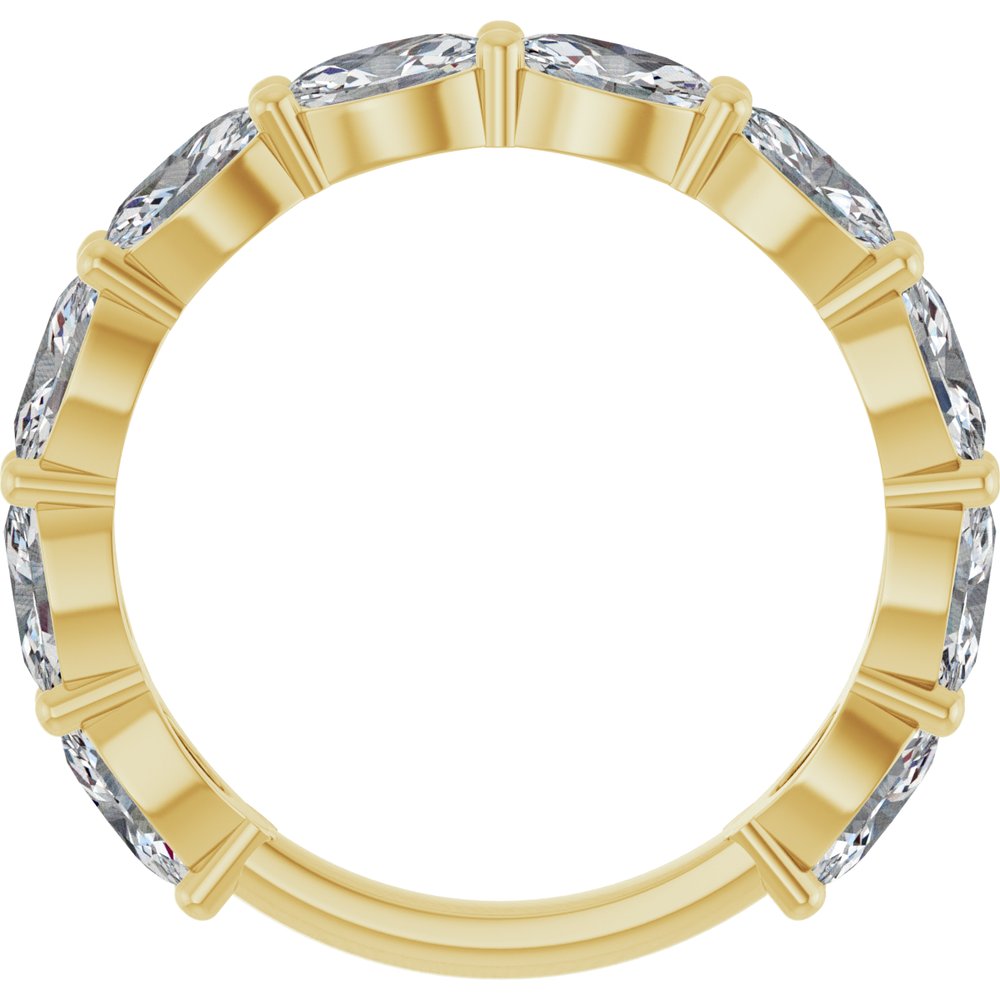 14K Yellow Gold 1 9/10 CTW Lab-Grown Diamond Anniversary Band