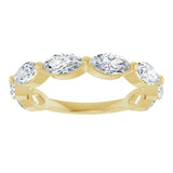 14K Yellow Gold 2 CTW Lab-Grown Diamond Anniversary Band