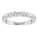 14K White Gold 1 9/10 CTW Lab-Grown Diamond Anniversary Band