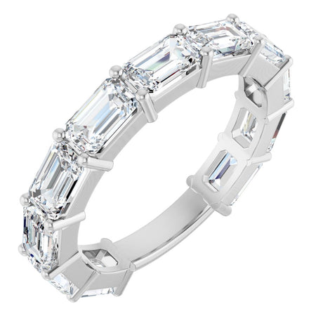 14K White Gold 3 3/8 CTW Lab-Grown Diamond Anniversary Band