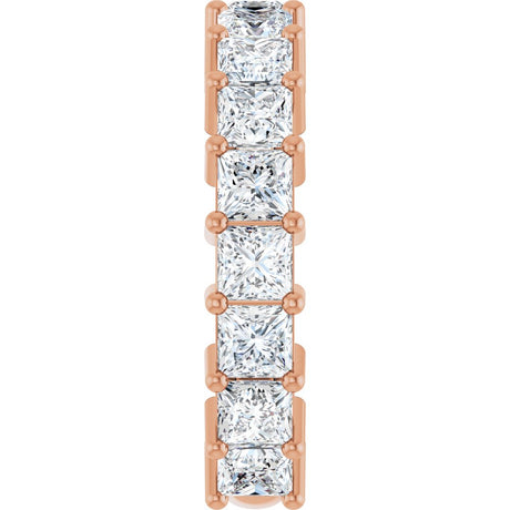 14K Rose Gold 3 3/8 CTW Lab-Grown Diamond Anniversary Band