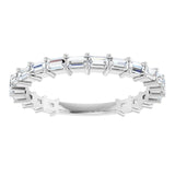 14K White 5/8 CTW Lab-Grown Diamond Anniversary Band