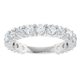 14K White Gold 1 1/2 CTW Natural Diamond Anniversary Band