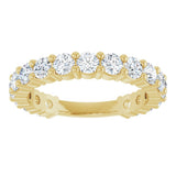 14K Yellow Gold 1 3/4 CTW Lab-Grown Diamond Anniversary Band