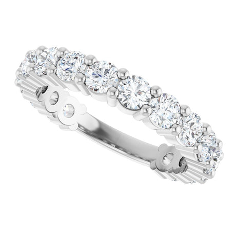 14K White Gold 1 9/10 CTW Lab-Grown Diamond Anniversary Band