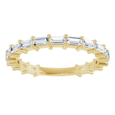 14K Yellow 3/4 CTW Natural Diamond Anniversary Band