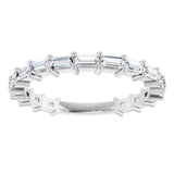 14K White Gold 3/4 CTW Lab-Grown Diamond Anniversary Band