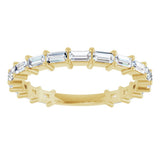 14K Yellow Gold 3/4 CTW Lab-Grown Diamond Anniversary Band
