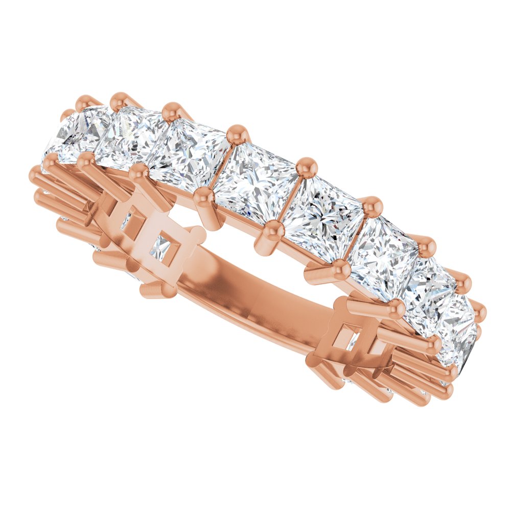 14K Rose Gold 3 3/8 CTW Lab-Grown Diamond Anniversary Band