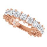 14K Rose Gold 3 3/8 CTW Lab-Grown Diamond Anniversary Band