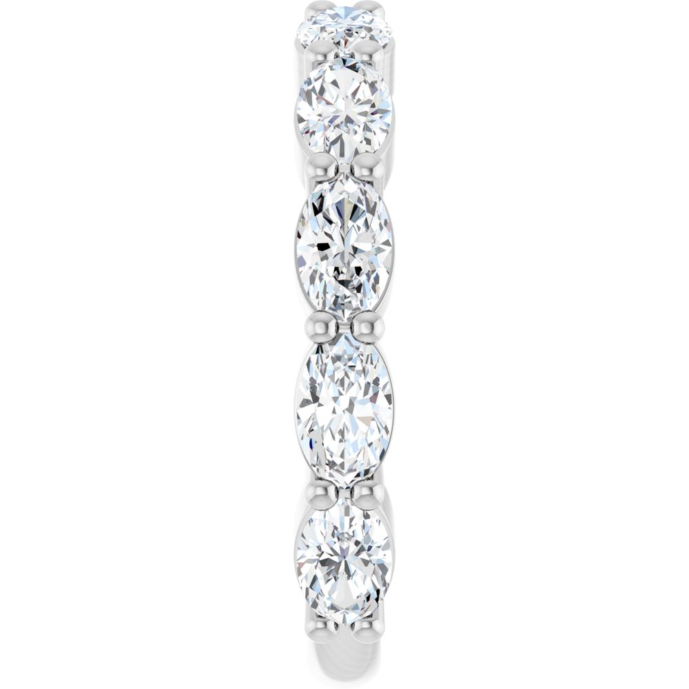 14K White Gold 1 9/10 CTW Lab-Grown Diamond Anniversary Band