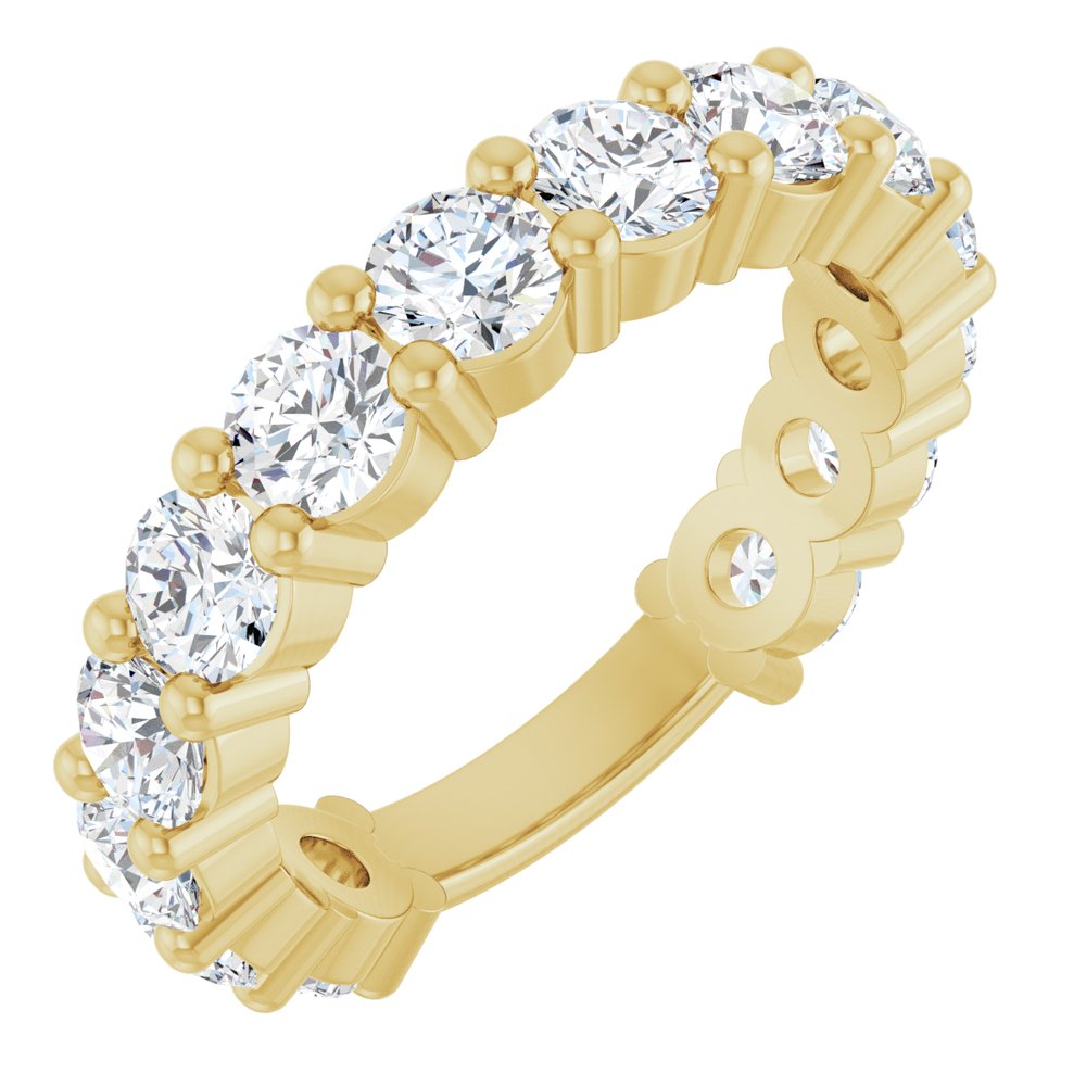 14K Yellow Gold 2 9/10 CTW Lab-Grown Diamond Anniversary Band