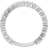 14K White Gold 1 1/5 CTW Lab-Grown Diamond Anniversary Band