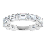 14K White Gold 3 3/8 CTW Lab-Grown Diamond Anniversary Band