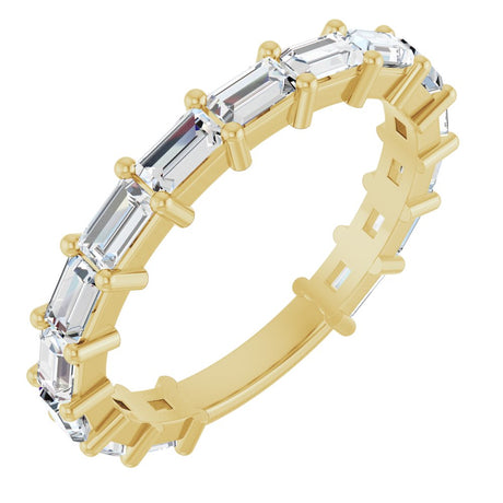 14K Yellow Gold 1 1/2 CTW Natural Diamond Anniversary Band
