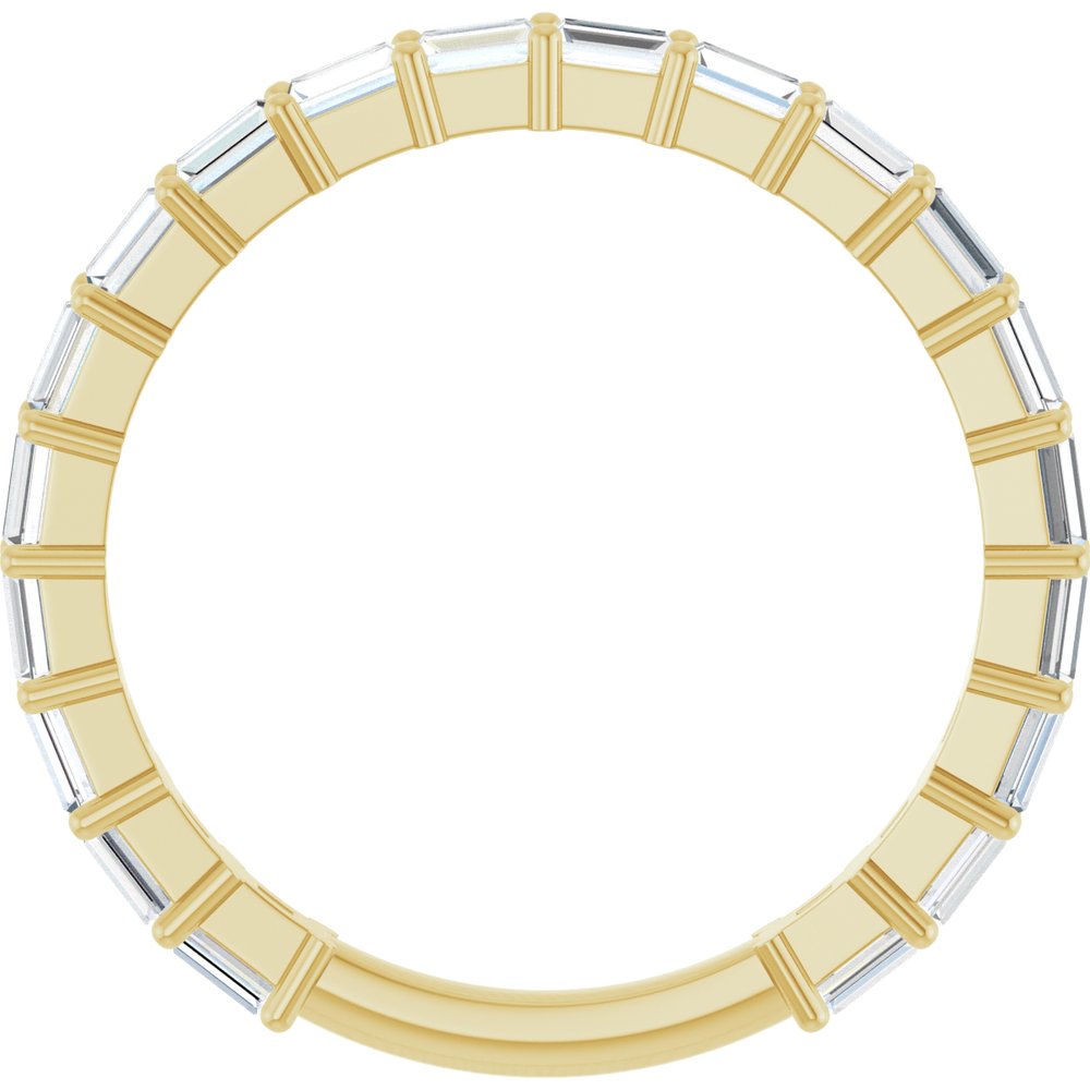 14K Yellow Gold 5/8 CTW Lab-Grown Diamond Anniversary Band