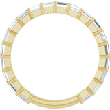 14K Yellow Gold 5/8 CTW Lab-Grown Diamond Anniversary Band