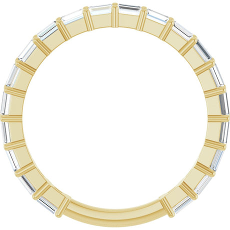 14K Yellow Gold 5/8 CTW Lab-Grown Diamond Anniversary Band