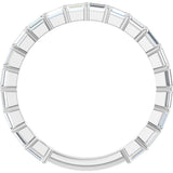 14K White Gold 5/8 CTW Lab-Grown Diamond Anniversary Band