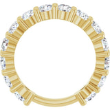 14K Yellow Gold 2 9/10 CTW Lab-Grown Diamond Anniversary Band