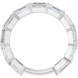 14K White Gold 3 3/8 CTW Lab-Grown Diamond Anniversary Band