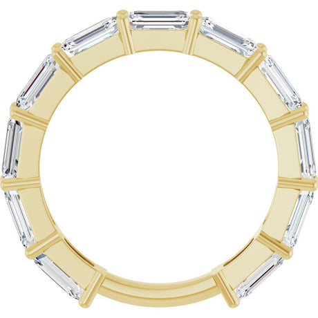 14K Yellow Gold 3 3/8 CTW Lab-Grown Diamond Anniversary Band