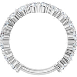 14K White Gold 1 9/10 CTW Lab-Grown Diamond Anniversary Band