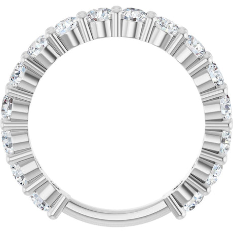 14K White Gold 1 9/10 CTW Lab-Grown Diamond Anniversary Band