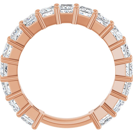 14K Rose Gold 3 3/8 CTW Lab-Grown Diamond Anniversary Band