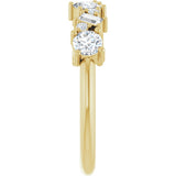 14K Yellow 7/8 CTW Natural Diamond Anniversary Band