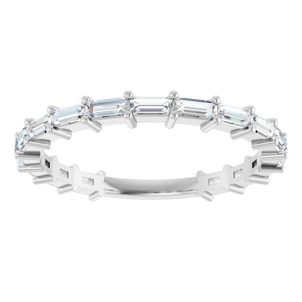 Platinum 1/2 CTW Lab-Grown Diamond Anniversary Band